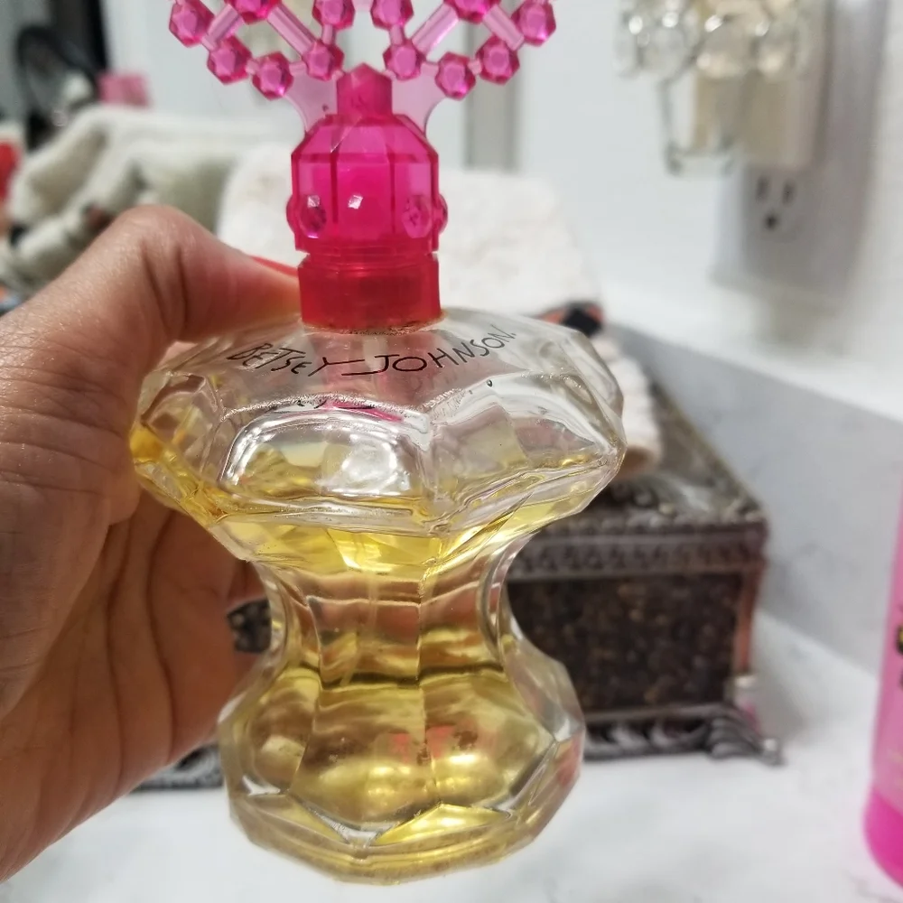 Betsey Johnson Perfume 3.4 oz and Body Lotion Set - Picture 6 of 7